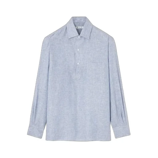 Andre Button-Fastening Linen Shirt