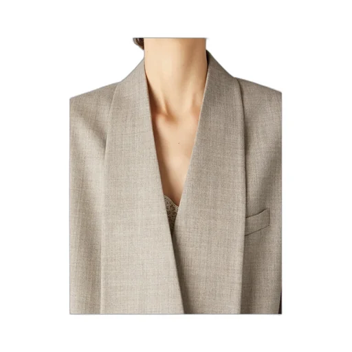 Long-Sleeved Suit Coat