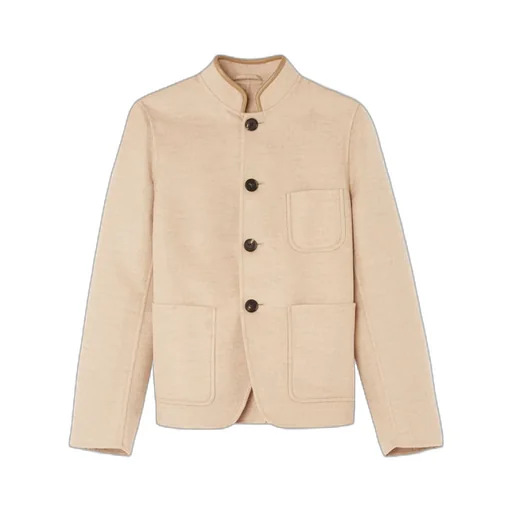Right-Collar Casual Jacket