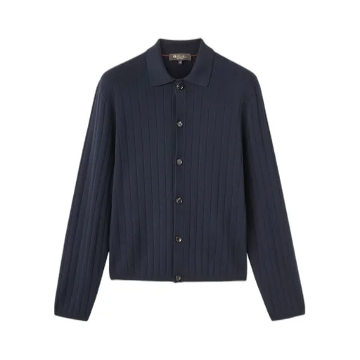 Long-Sleeved Knitted Cardigan