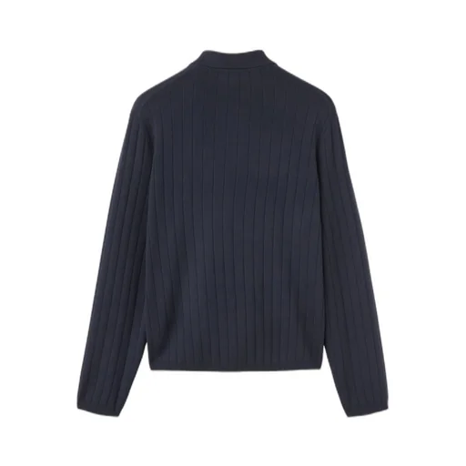 Long-Sleeved Knitted Cardigan