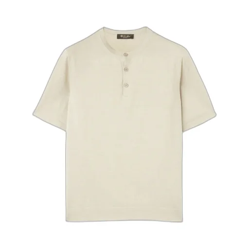Round-Collar Short-Sleeve Sweater