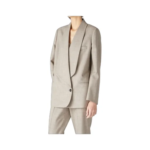 Long-Sleeved Suit Coat