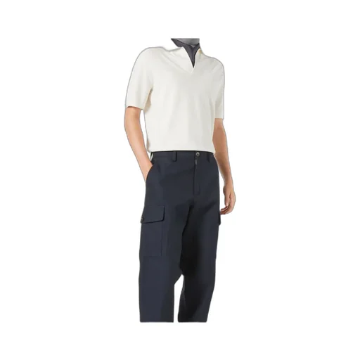 Buttonless Polo Shirt