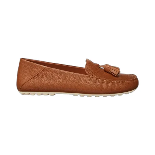 Tassel-Detailed Round Toe Loafers