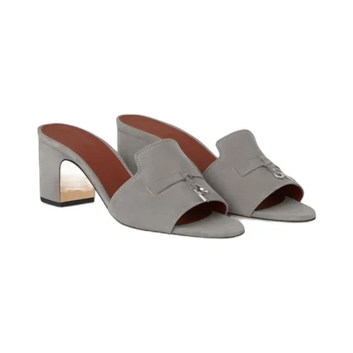 Round-Headed High-Heeled Sandals