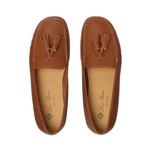 Tassel-Detailed Round Toe Loafers