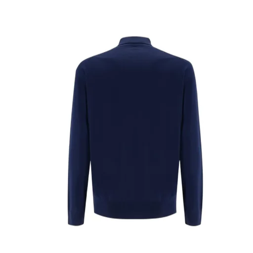 Long Sleeve Lapel Polo Shirt