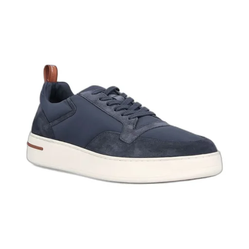 Round-Toe Lace-Up Sneakers