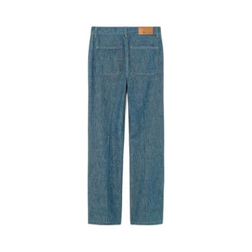 Patch-Pocket Jeans