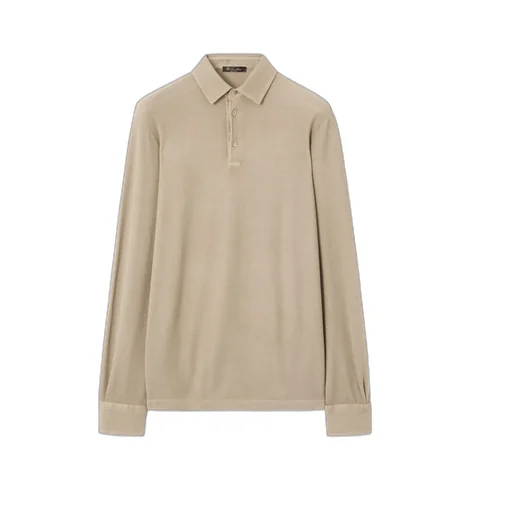 Long-Sleeved Polo Shirt
