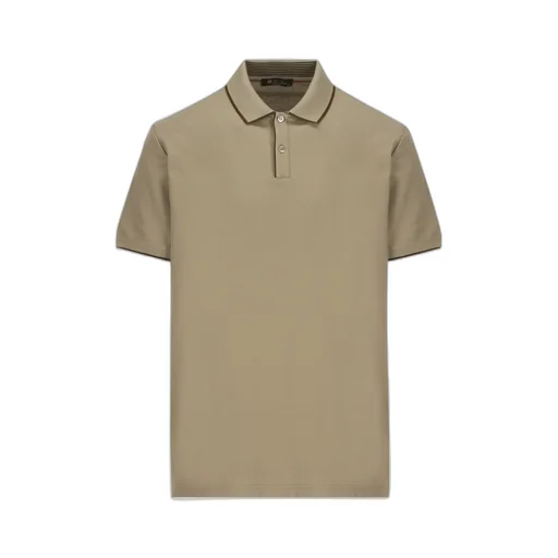 Button Detailed Short-Sleeved Polo Shirt