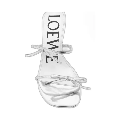 Petal Metallic Sandals