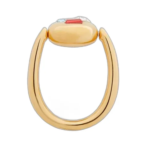 Anagram Pebble Ring