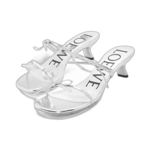 Petal Metallic Sandals