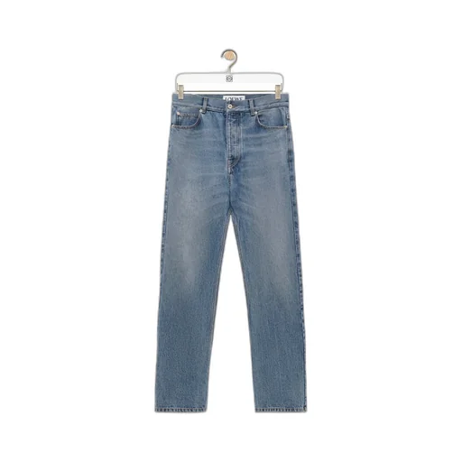Straight Leg Denim Jeans