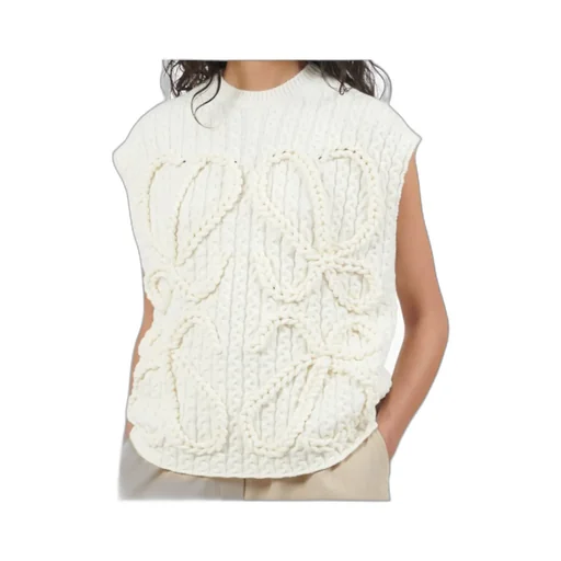 Monogram Embroidered Knitted Vest