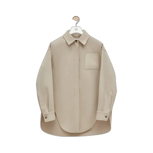 Curved Hem Overshirt