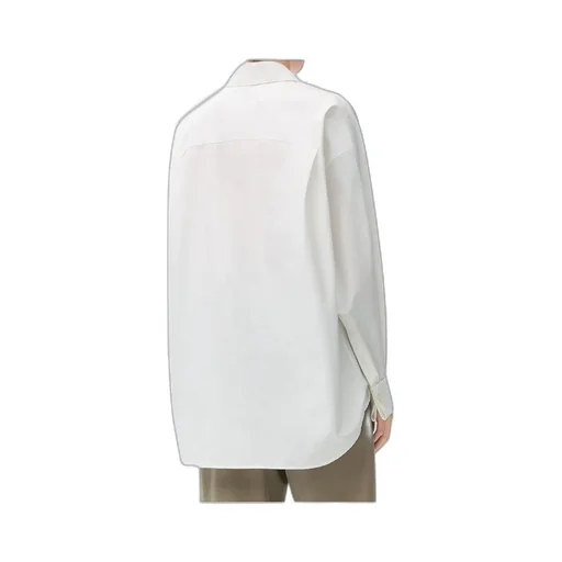 Embroidered Draped Shirt