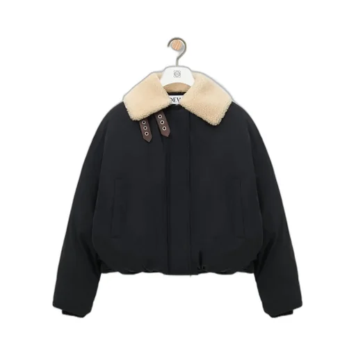 Drawstring Hem Puffer Jacket