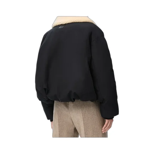 Drawstring Hem Puffer Jacket