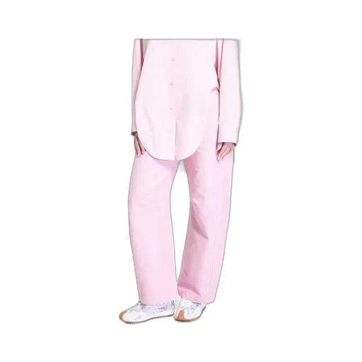 Wide-Leg Barrel Trousers