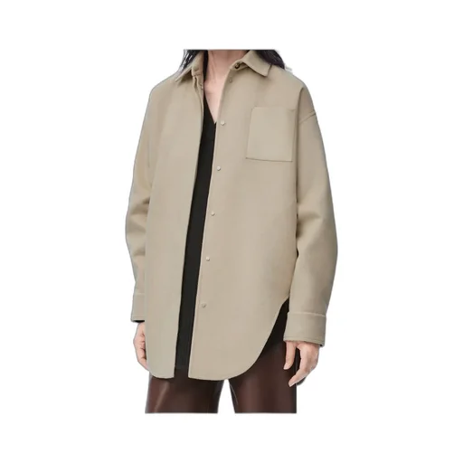 Curved Hem Overshirt