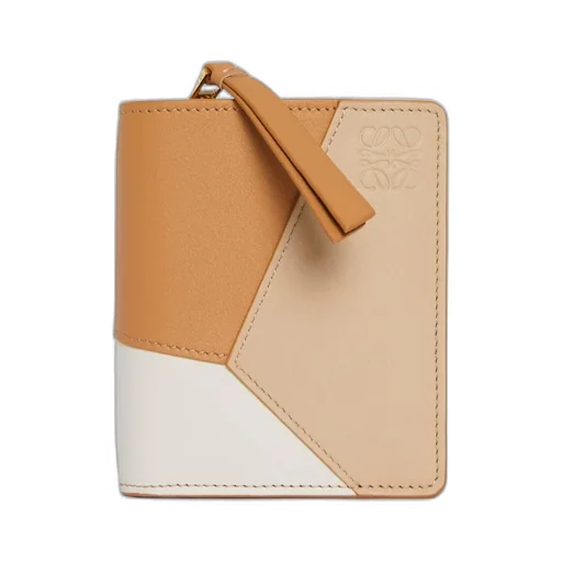 Puzzle Compact Zipper Wallet