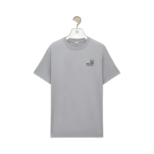 Anagram Logo Embroidered Crewneck T-Shirt