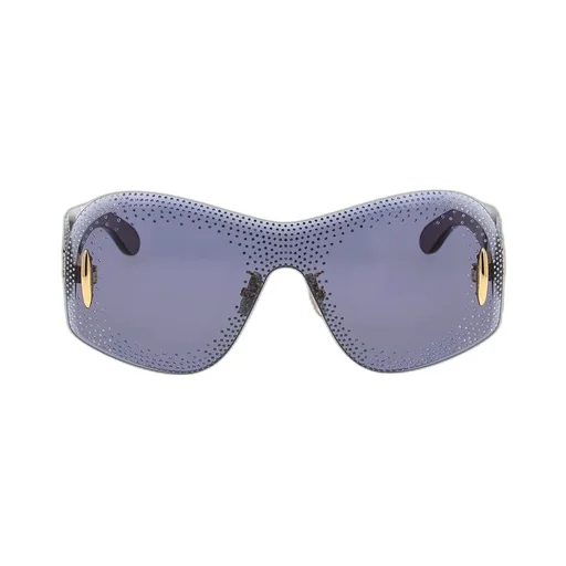 Embellished Shield Frame Sunglasses