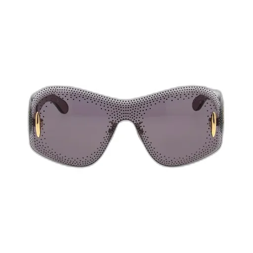 Embellished Shield Frame Sunglasses