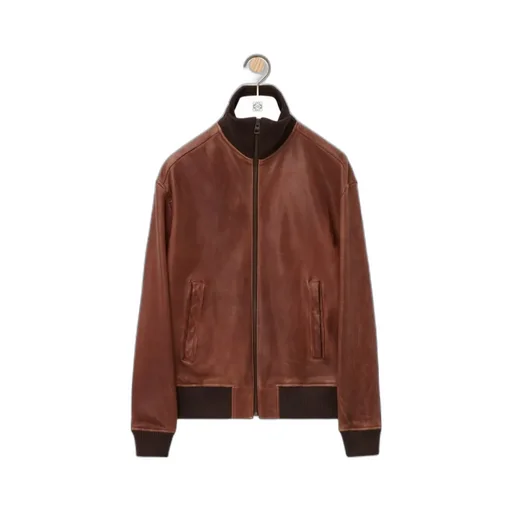 Zip-Up Jacket In Nappa Lambskin