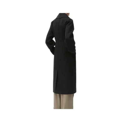 Double-Breasted Coat In Wool And Cashmere