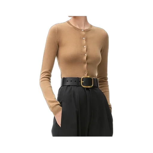 Draped Cardigan In Cashmere And Silk