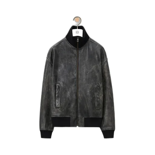 Zip-Up Jacket In Nappa Lambskin