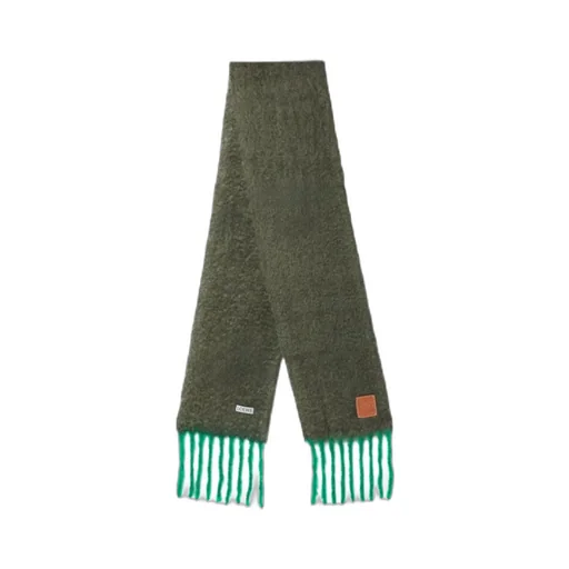 Scarf In Mohair And Wool