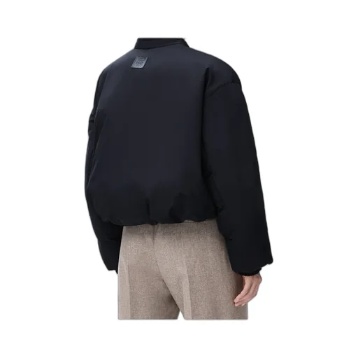 Drawstring Hem Puffer Jacket