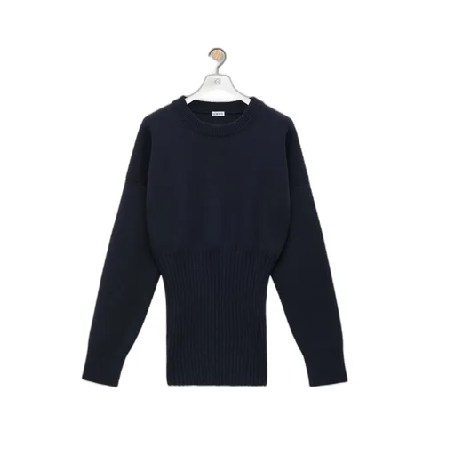 Dropped Shoulder Knitted Jumper