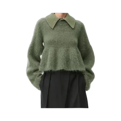 Long-Sleeved Polo Jumper