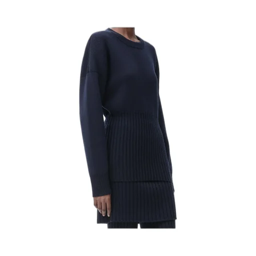 Dropped Shoulder Knitted Jumper