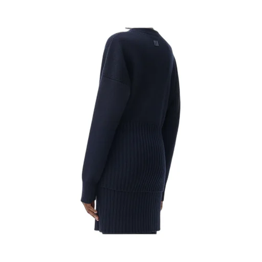 Dropped Shoulder Knitted Jumper