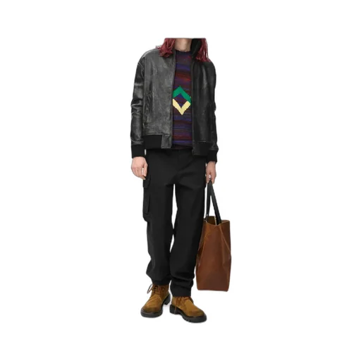 Zip-Up Jacket In Nappa Lambskin