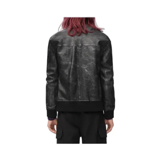 Zip-Up Jacket In Nappa Lambskin