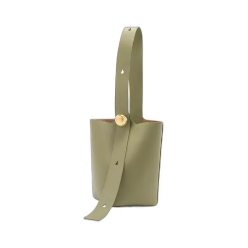 Medium Pebble Bucket In Mellow Calfskin