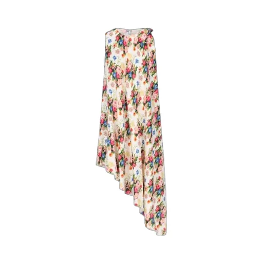 Floral Printed Asymmetric Dress