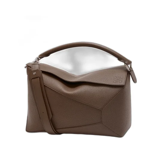 Large Puzzle Bag In Grained Calfskin