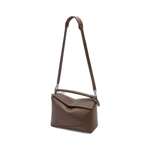 Large Puzzle Bag In Grained Calfskin