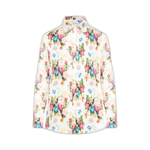 Floral-Printed Button-Up Shirt