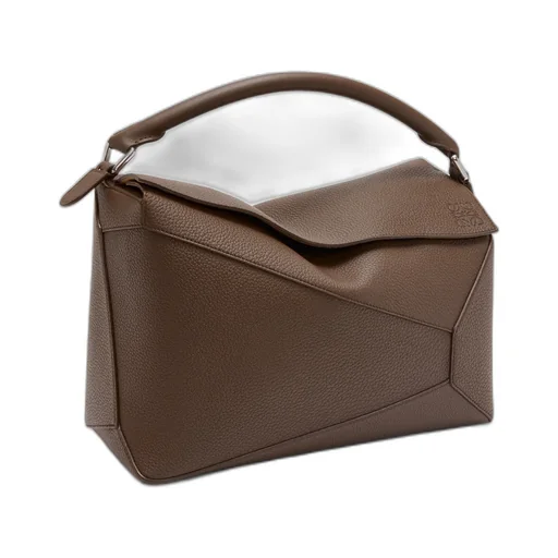 Large Puzzle Bag In Grained Calfskin