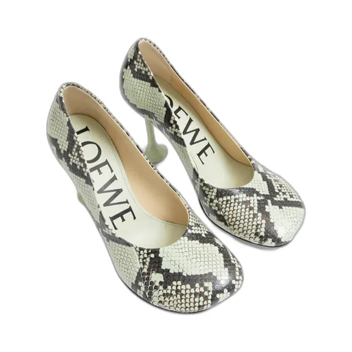 Embossed High Heels